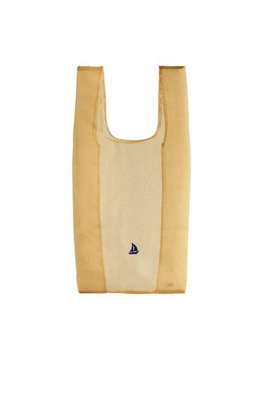 SAC BRODERIE BATEAU - Jaune de Zara