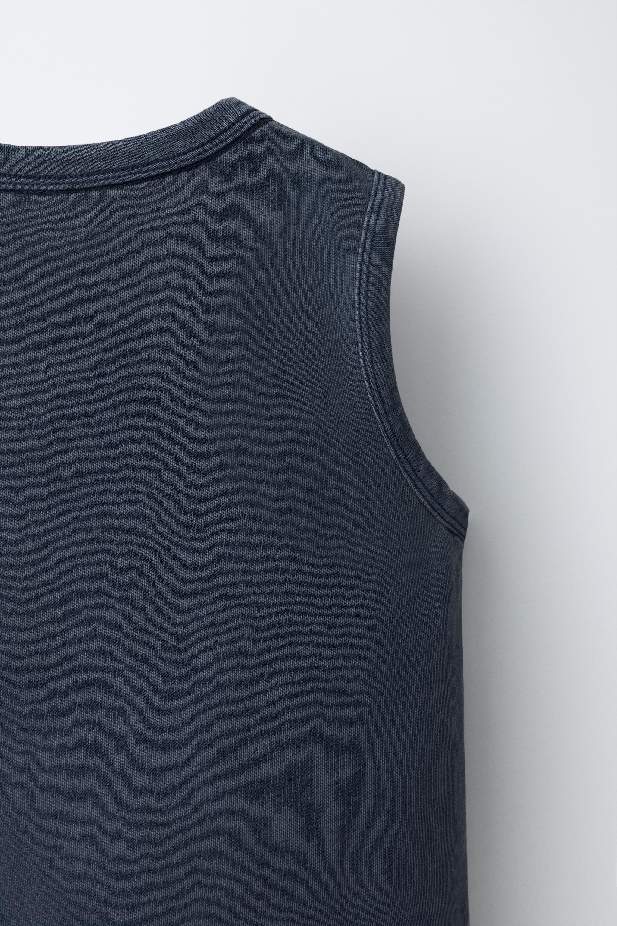 EMBROIDERED GARMENT DYE T-SHIRT