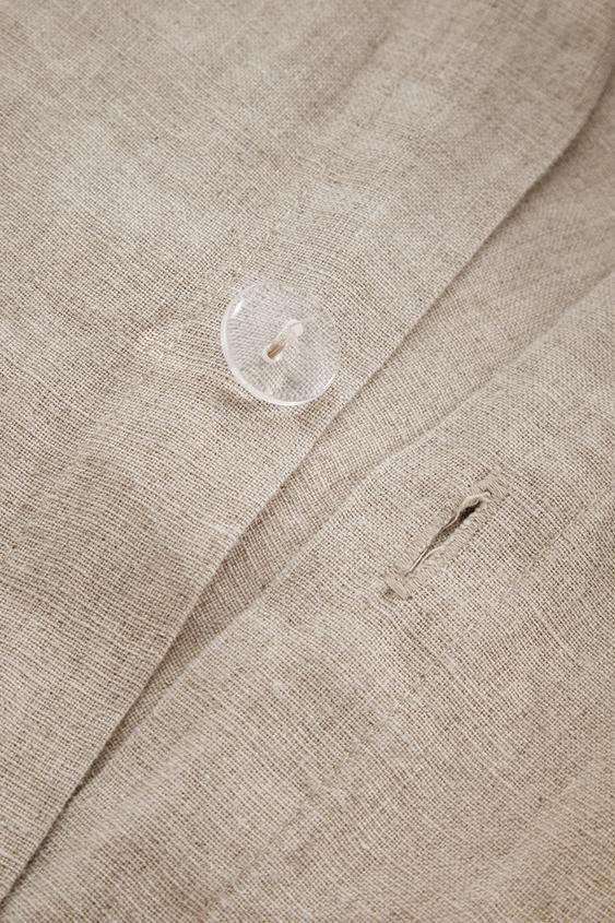 DRAP-HOUSSE LIN | 30 CM DE HAUT - Beige clair de Zara - Image 4