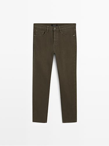 Zara Slim fit jeans - Dark salmon