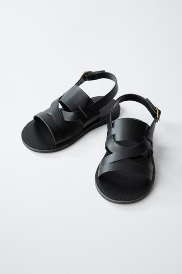 STRAPPY SANDALS - Black by Zara - Image 2