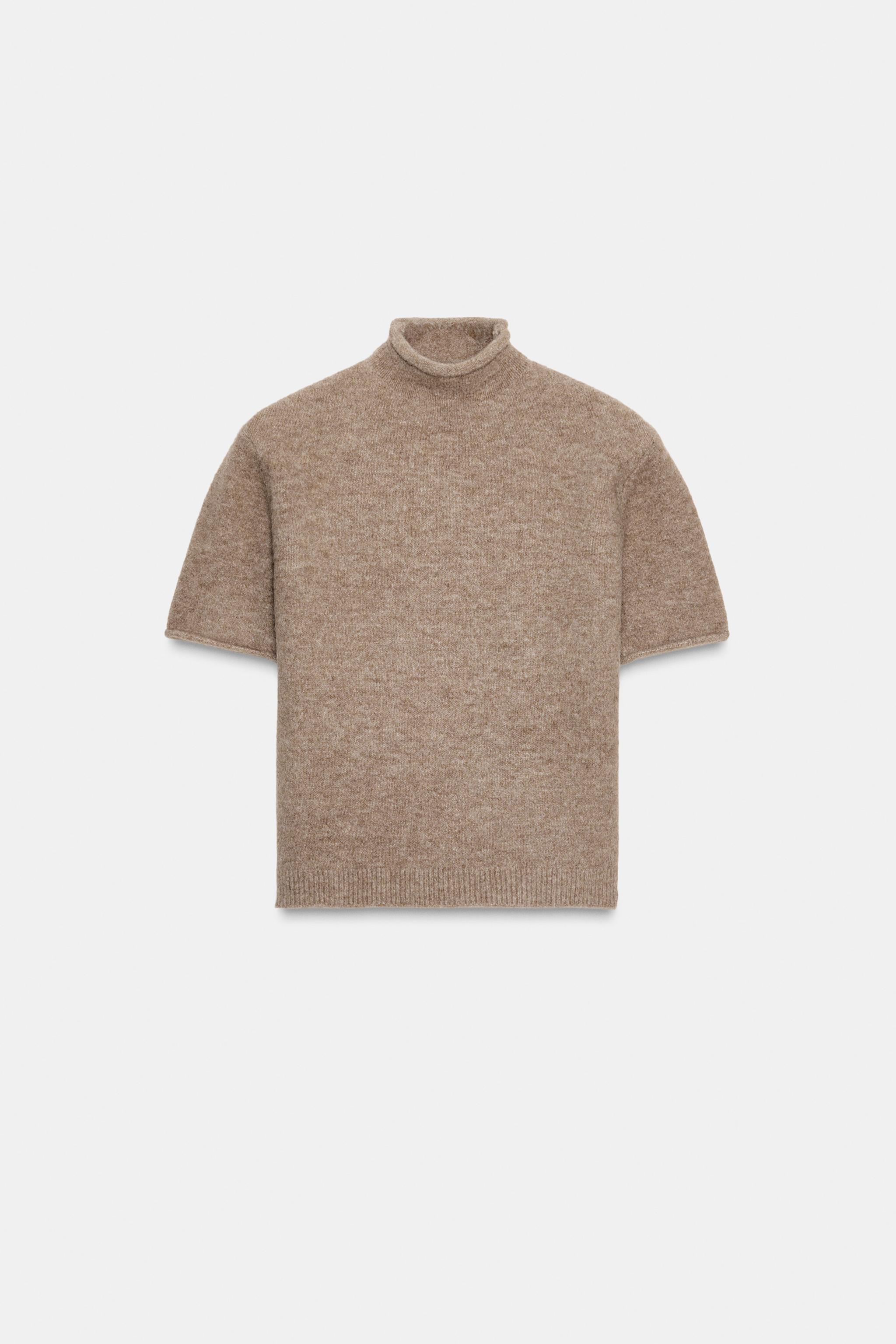 ソフトニットショートスリーブセーター - イエロー | ZARA Japan / 日本