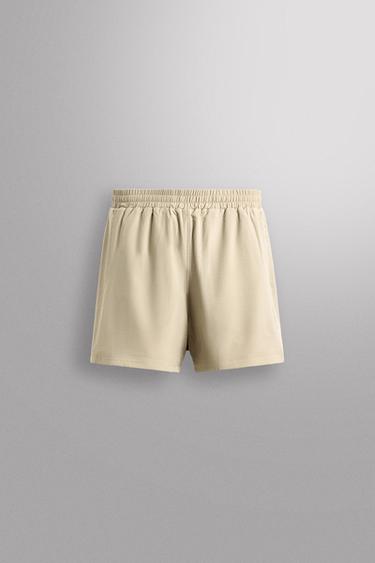 شورتات مثقبة مجمعة - خَام الخاص بـ Zara - صورة 0