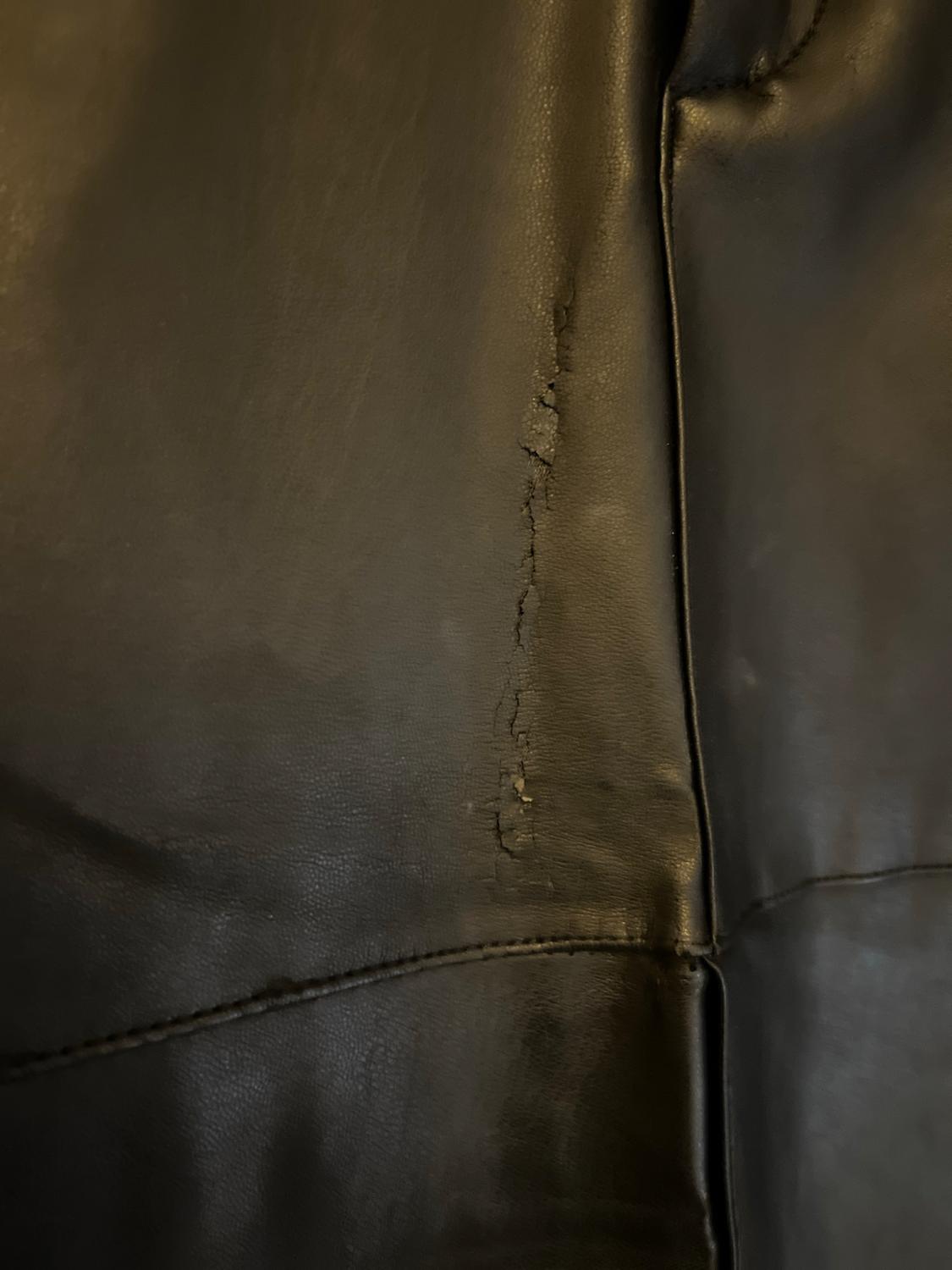FAUX LEATHER PENCIL SKIRT - Image 3