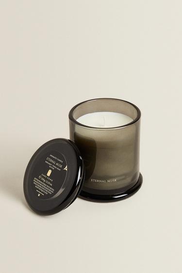 (350 G) ETERNAL MUSK SCENTED CANDLE - Grey de Zara - Image 2