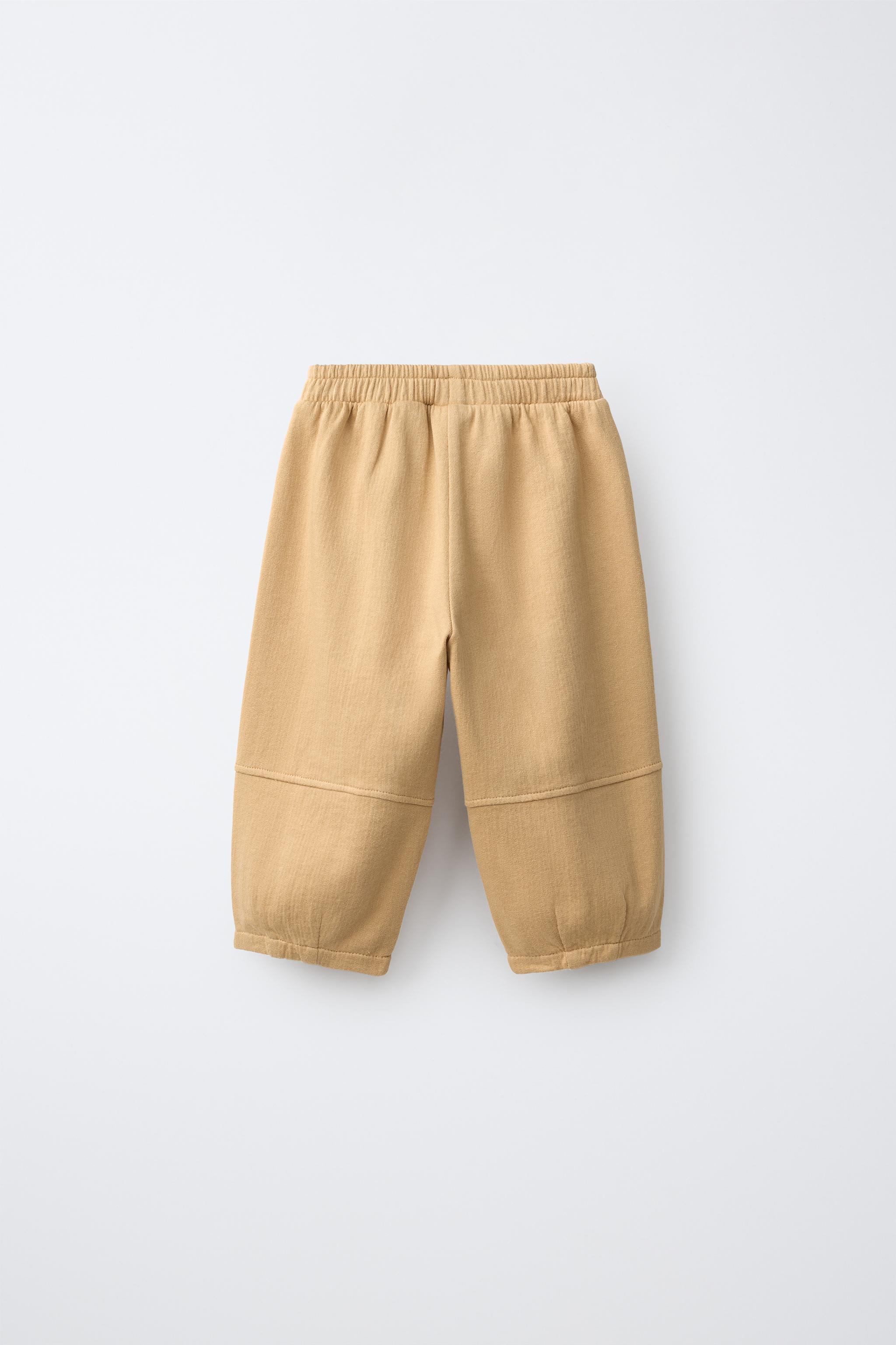 BARREL PLUSH PANTS — Sand