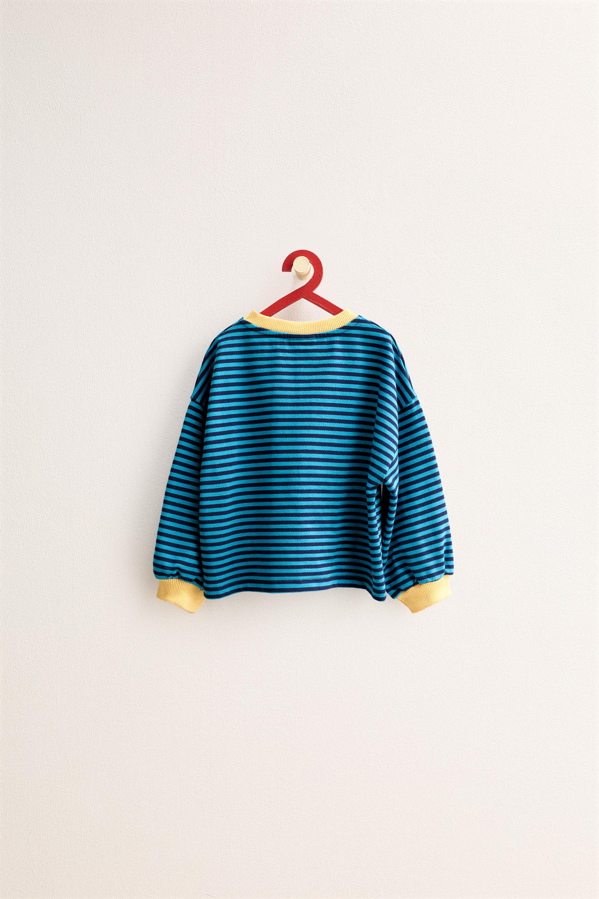 ZARA TIMELESS - CONTRAST STRIPE T-SHIRT
