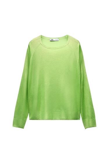 FINE KNIT FOIL SWEATER