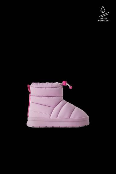 QUILTED WATER REPELLENT SKI COLLECTION BOOTS - Pink by Zara - Image 5