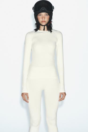 T-SHIRT THERMIQUE THERMOLITE® COLLECTION SKI - Écru de Zara - Image 1