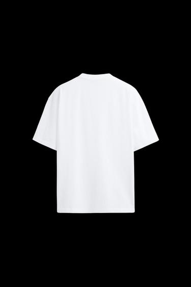 BASIC HEAVY WEIGHT T-SHIRT - Weiß von Zara
