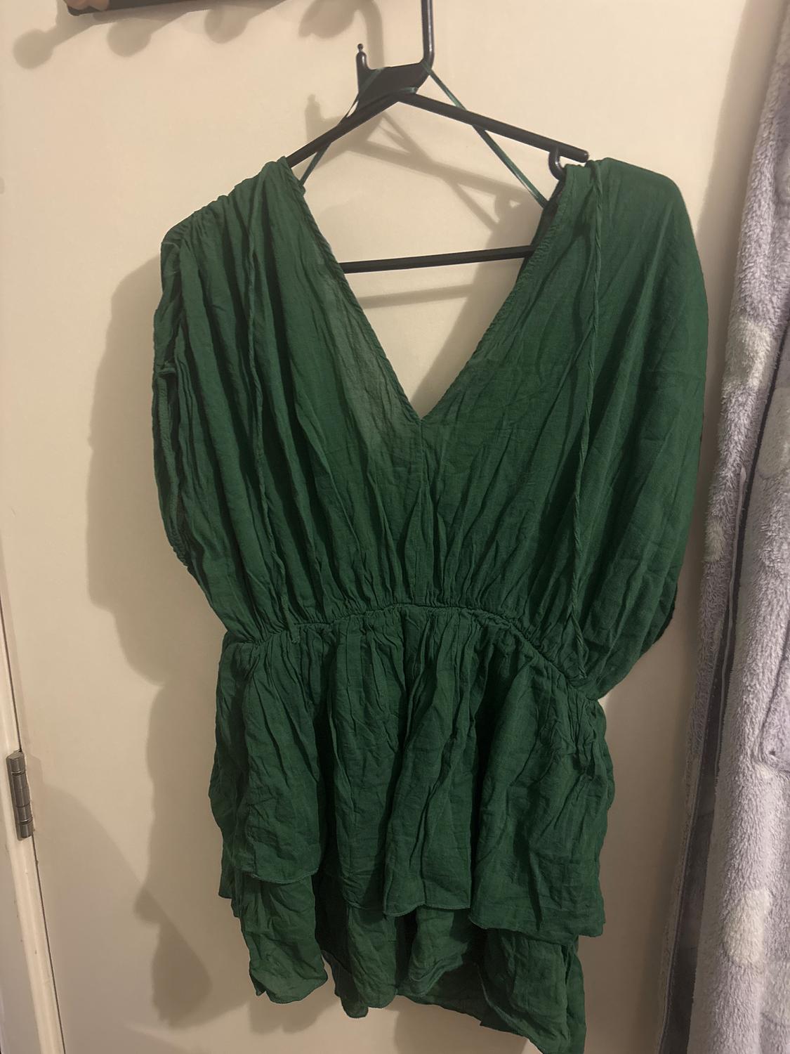 CREASED-EFFECT PLAYSUIT - Image 2