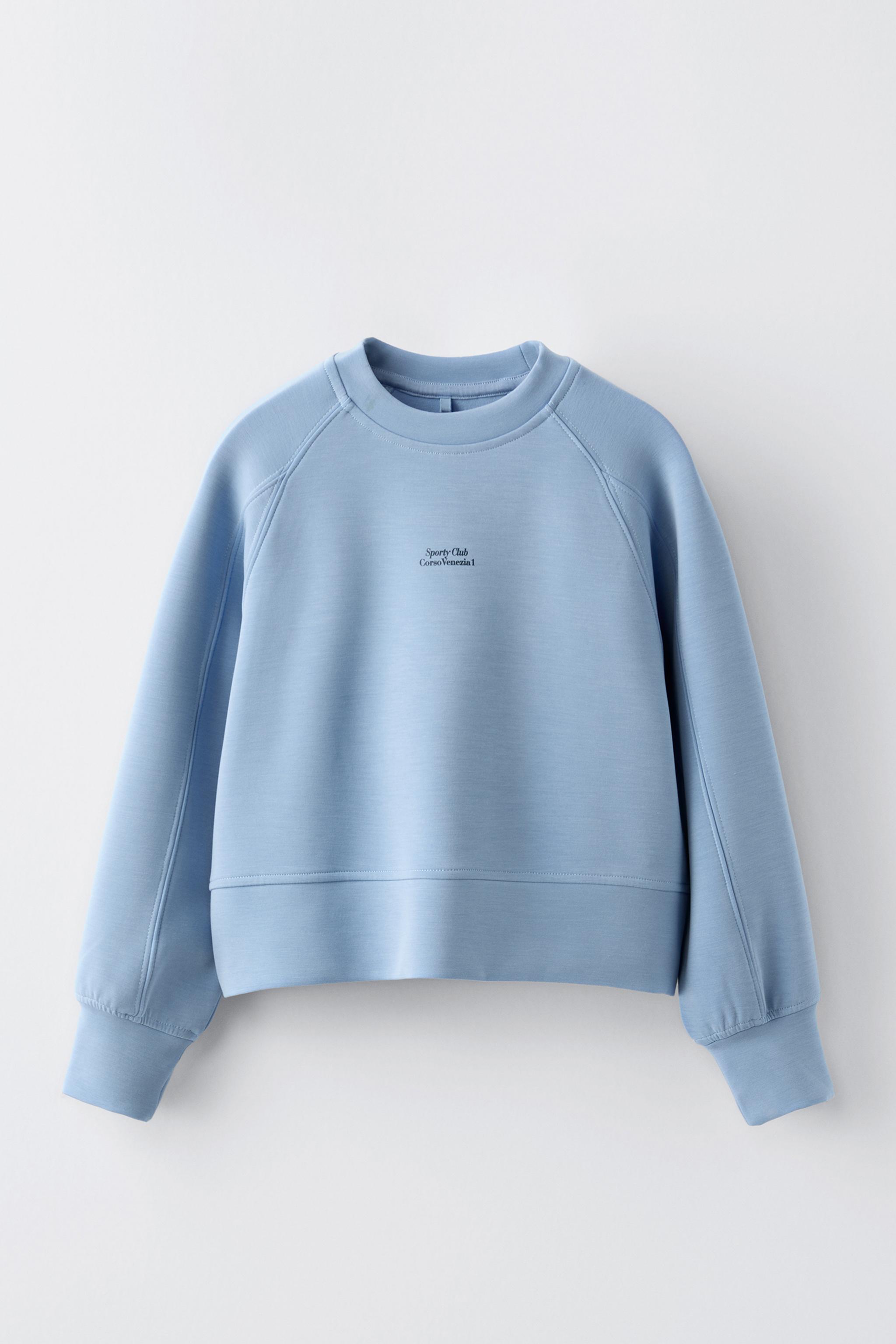 Zara customizable sweatshirt sale