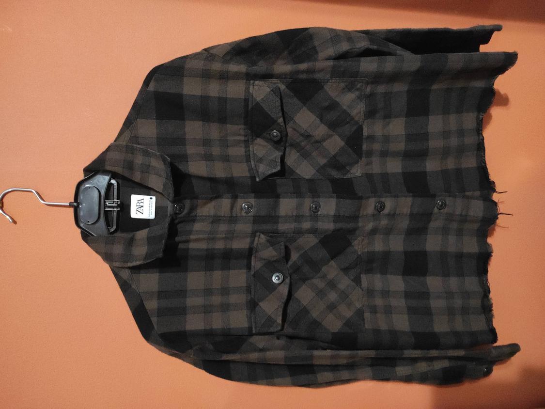 CROPPED CHECK SHIRT - Image 2