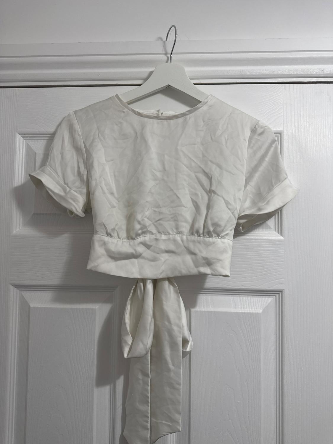 SATIN OPEN-BACK TOP
