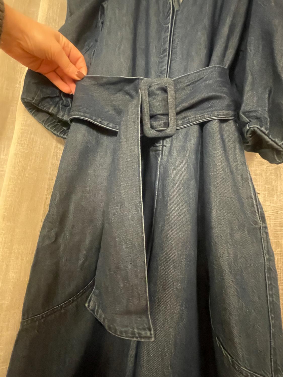 VOLUMINOUS DENIM JUMPSUIT - Image 3