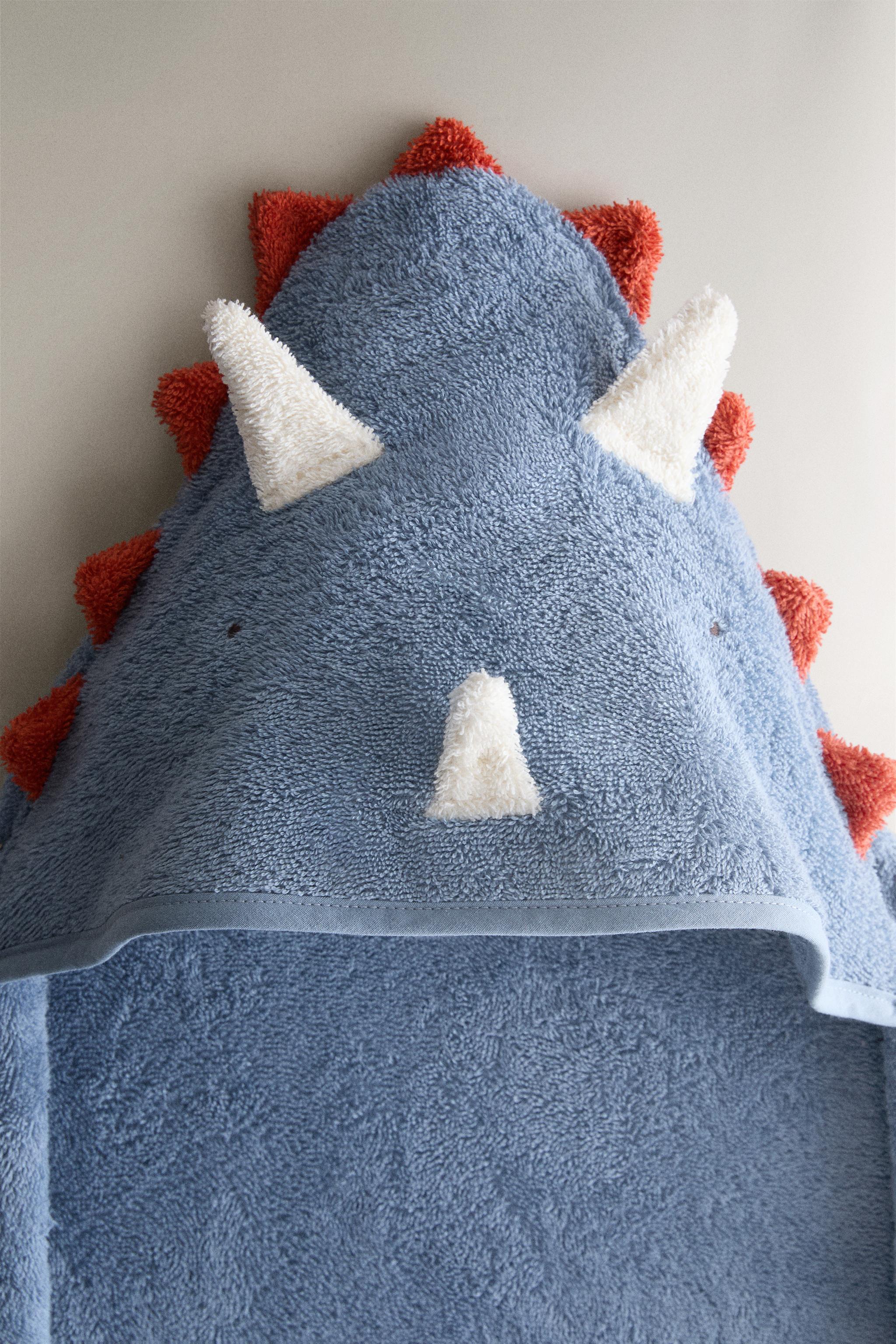 Детские полотенца Zara KIDS DINOSAUR HOODED BATH — фото 4