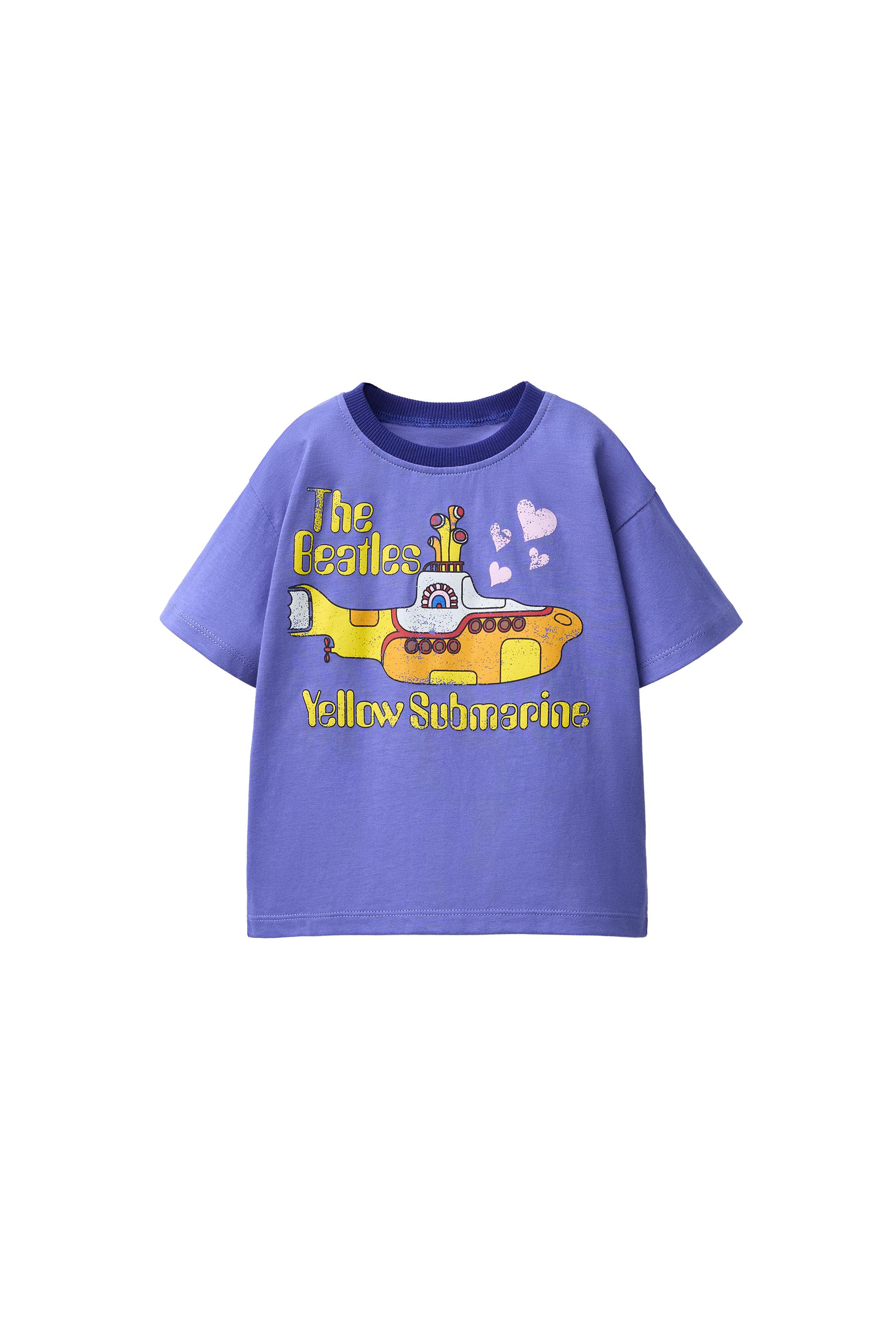 新品☆ZARA ザラ×ビートルズ BEATLES デザインTシャツ THE BEATLES ® SUBMARINE T-SHIRT - Blue | ZARA Thailand
