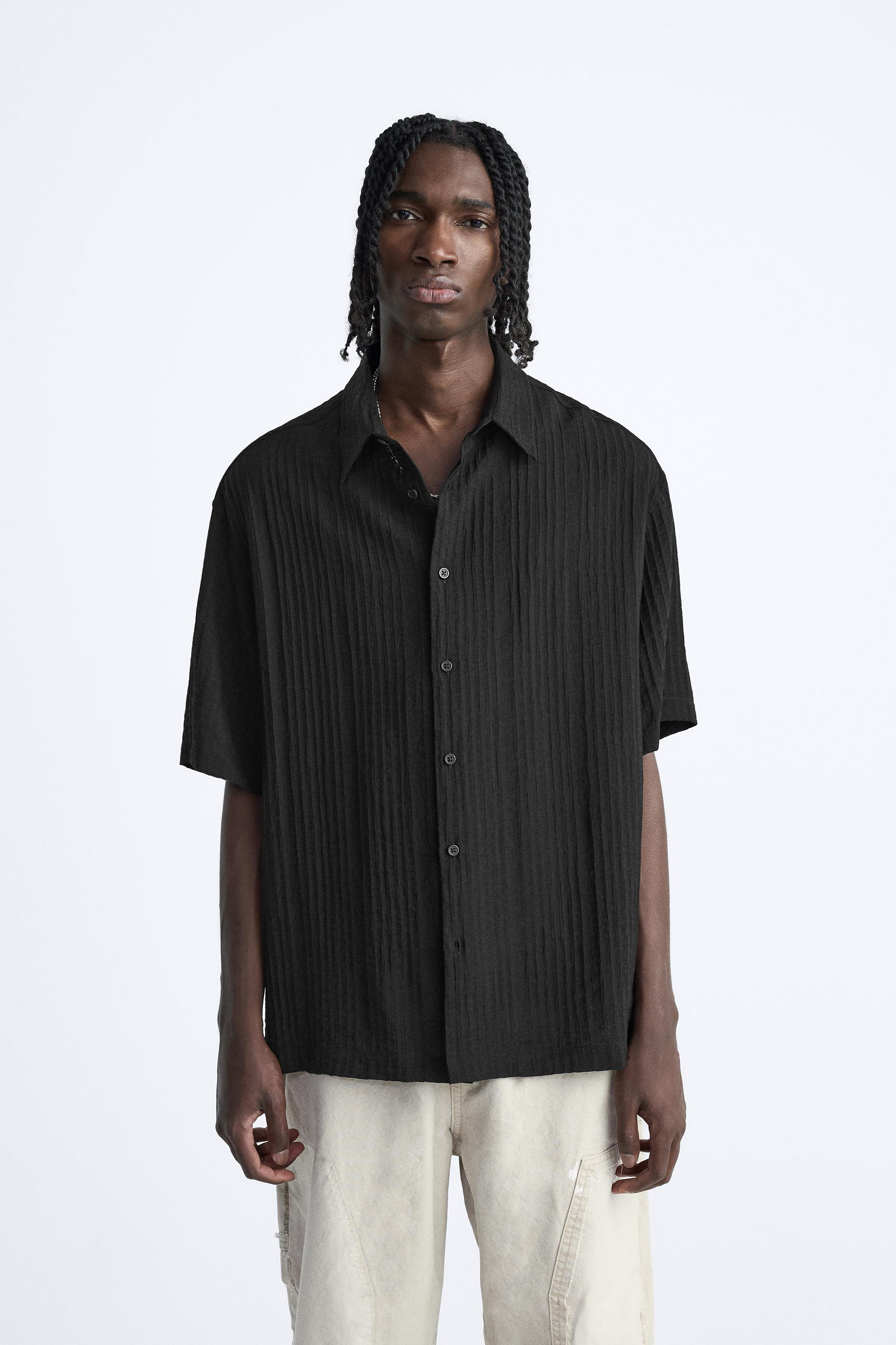 TEXTURED VERTICAL SHIRT