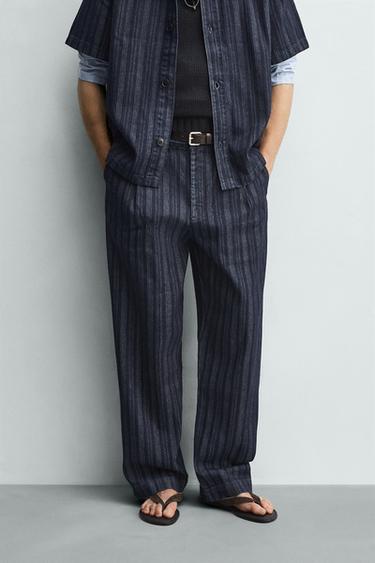 SVĪTRAINAS ‘CHINO’ STILA BIKSES ‘RELAXED FIT’ - Zils no Zara