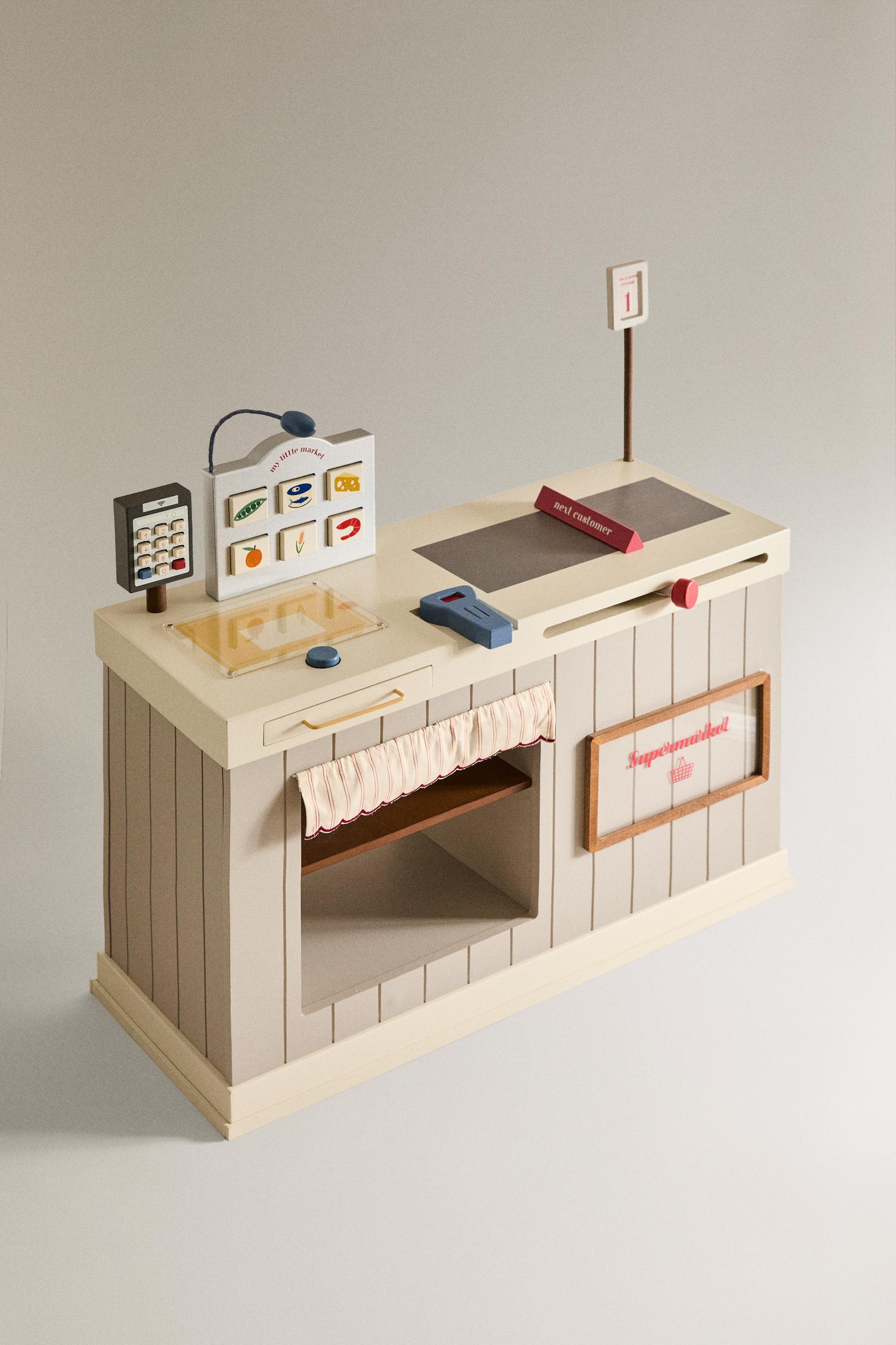 KIDS SUPERMARKET TOY — Gray