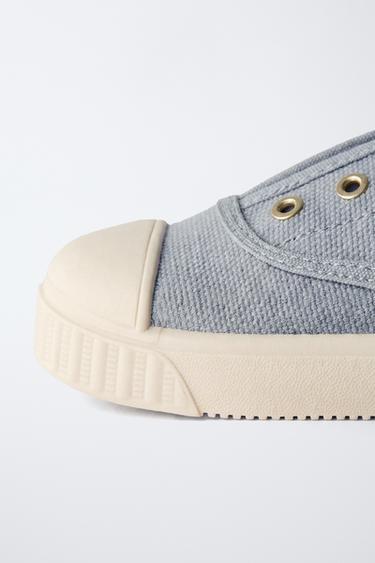 FABRIC SNEAKERS - Blue by Zara - Image 5