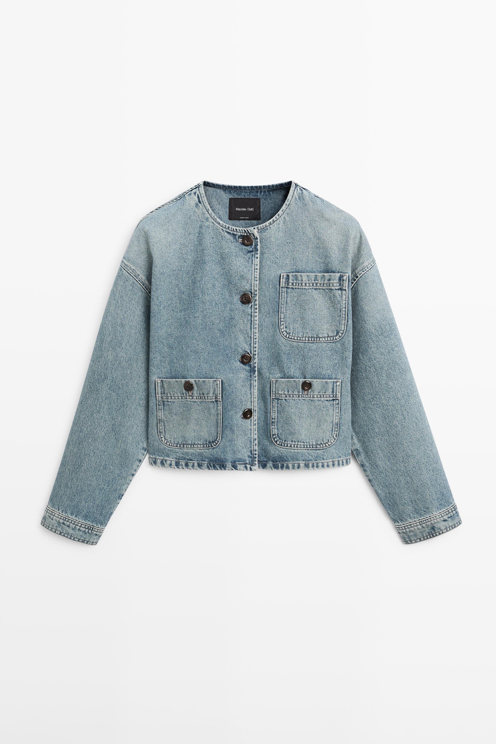 Short denim jacket
