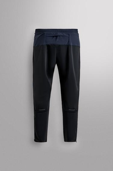 PANTALON TECHNIQUE COLOR BLOCK - Bleu marine de Zara - Image 8