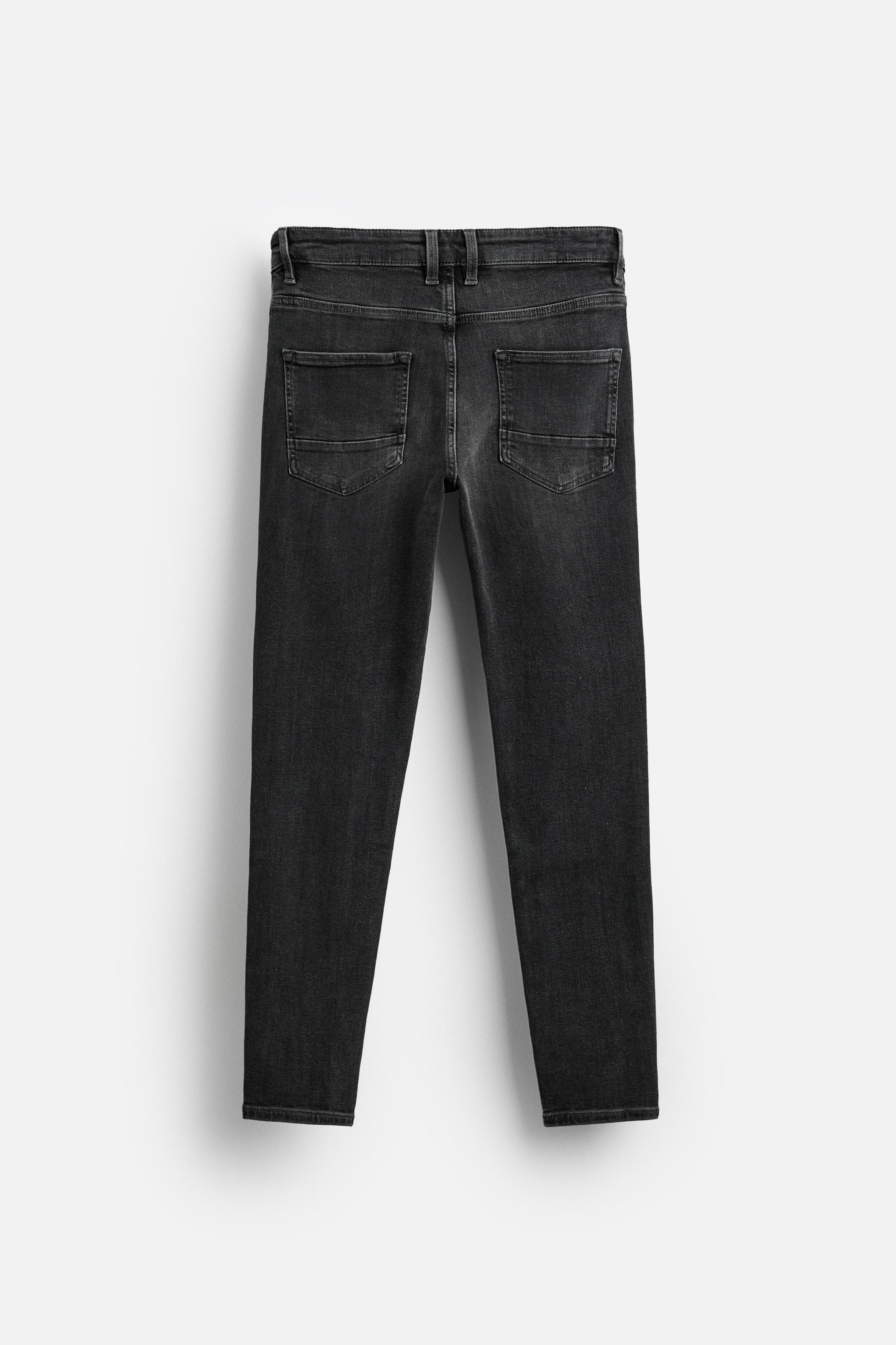 Zara Mens Black Skinny store Jeans