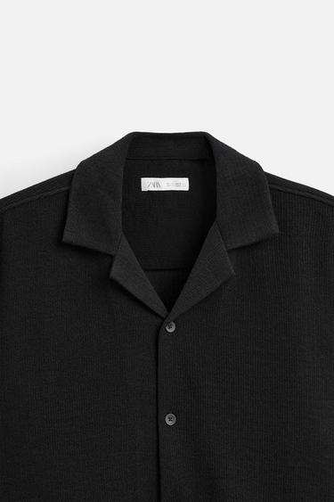 CAMISA ESTRUCTURA - Negro de Zara