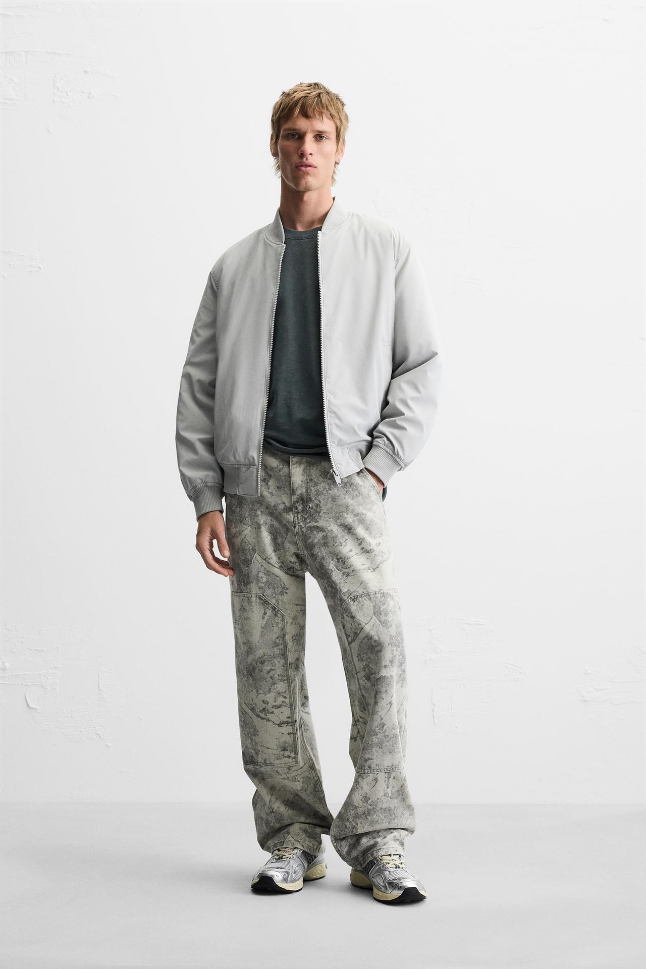 PADDED BOMBER JACKET - Grey by Zara