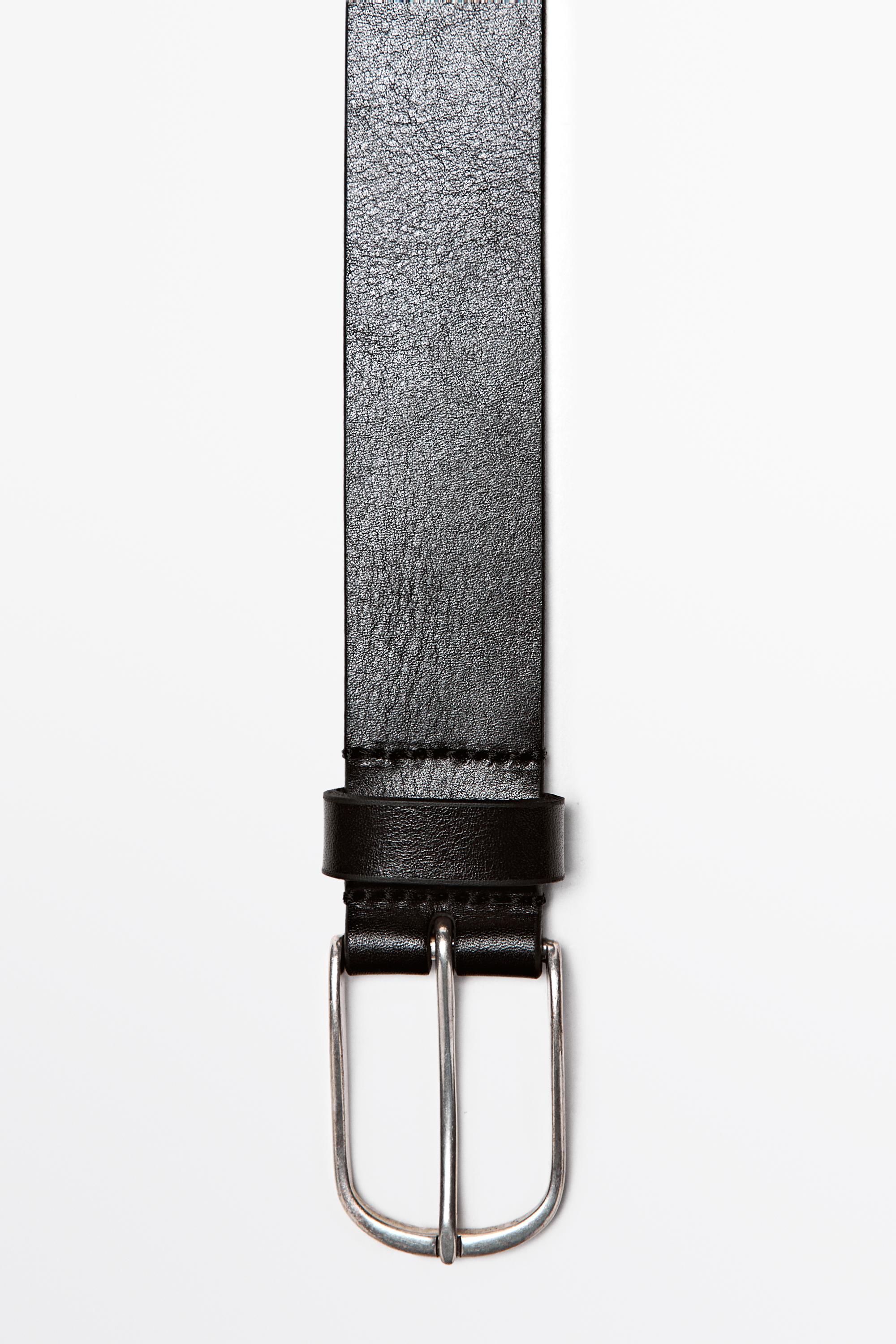Nappa leather belt
