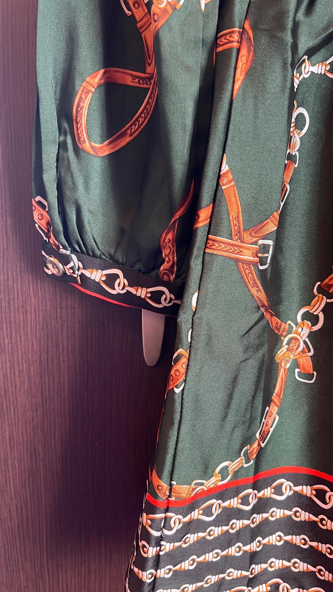 CHAIN PRINT DRESS - Image 2