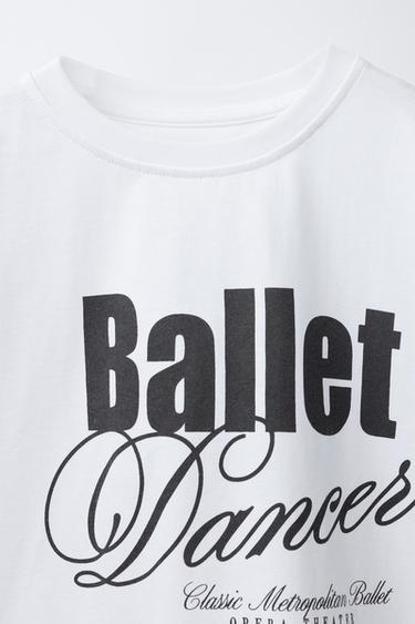 BALLET T-SHIRT - White by Zara - Image 2