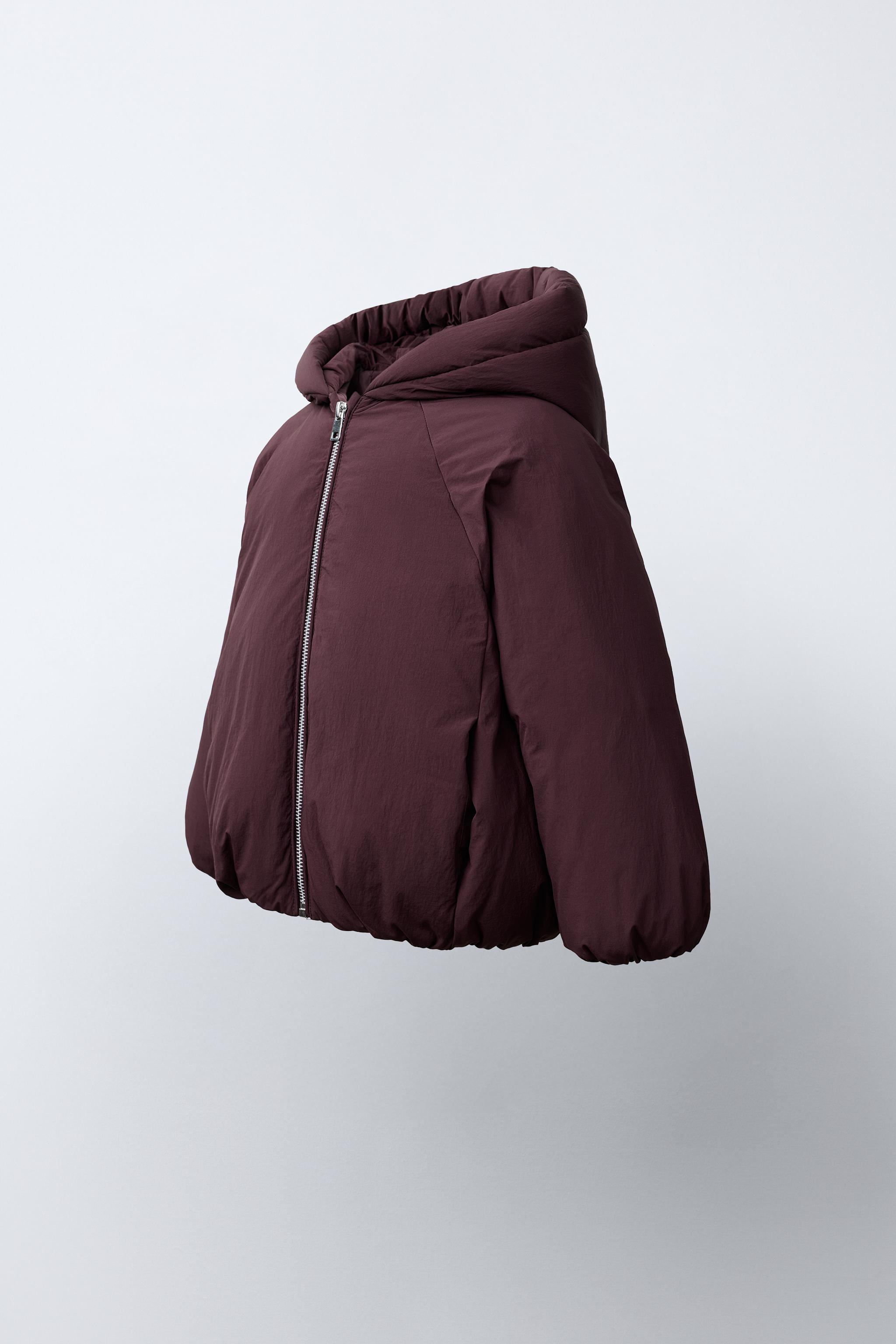 50/50 FEATHER & DOWN WATER-REPELLENT PUFFER JACKET — Eggplant