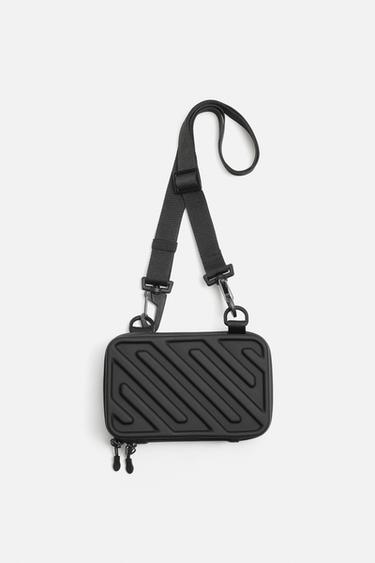 RIGID CROSSBODY BAG - Black by Zara