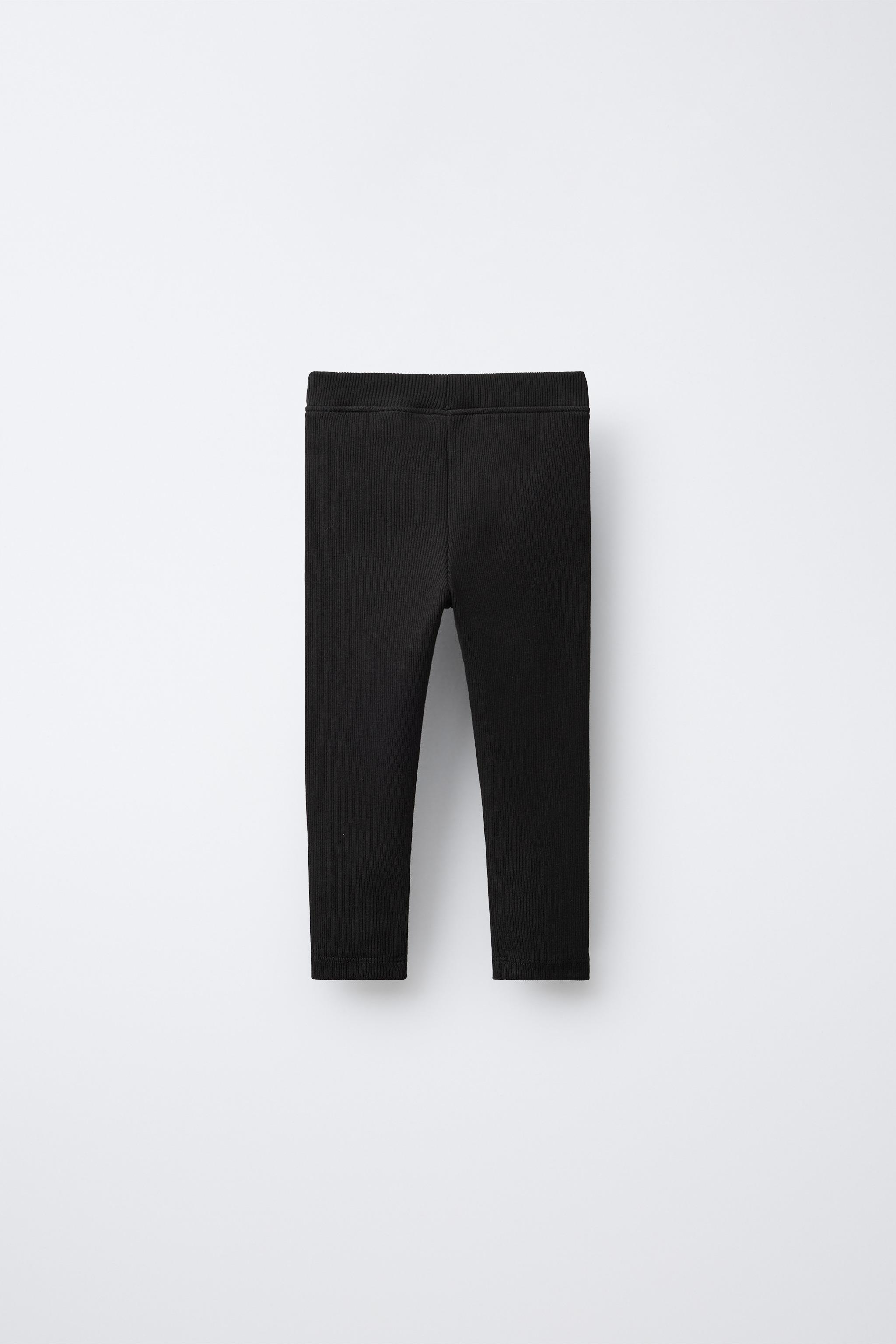 TWO-PACK OF PRINTED AND PLAIN LEGGINGS