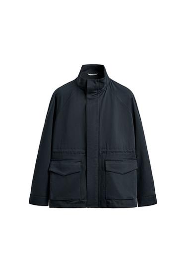 RELAXED FIT PARKA - Navy blue by Zara