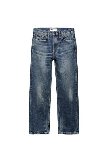 STRAIGHT CROPPED MID WAIST JEANS ZW COLLECTION