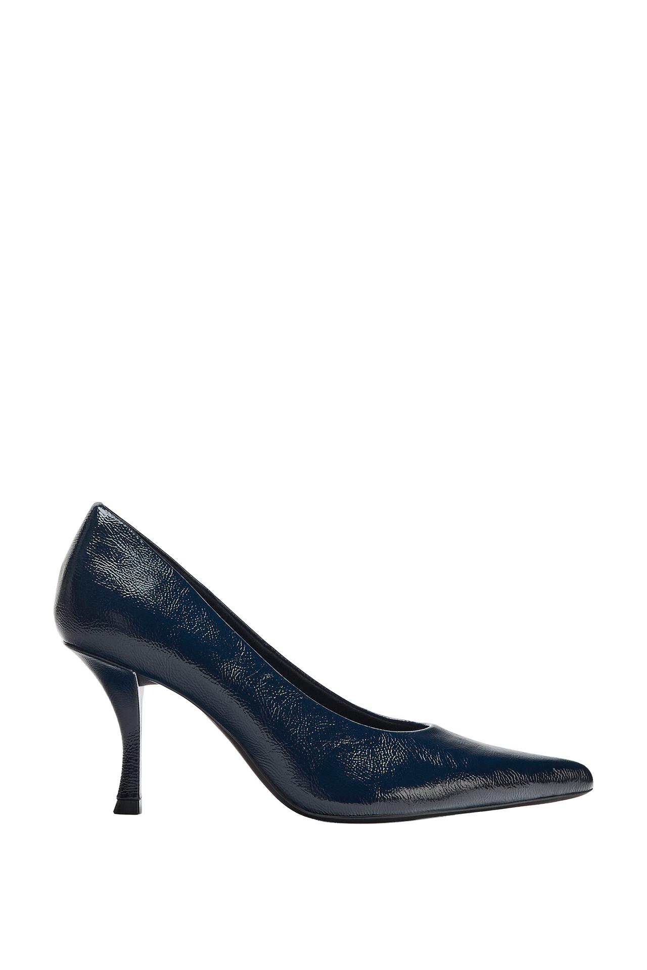 PATENT-EFFECT HIGH-HEEL SHOES