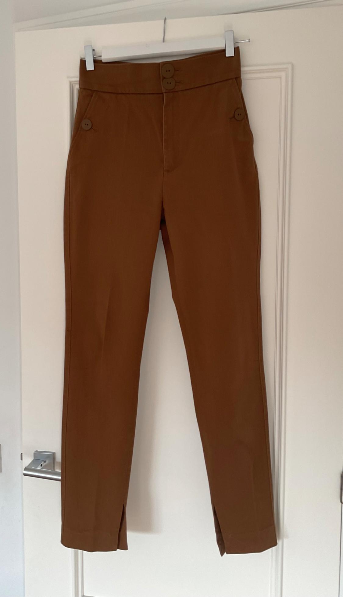 HIGH WAIST SKINNY TROUSERS