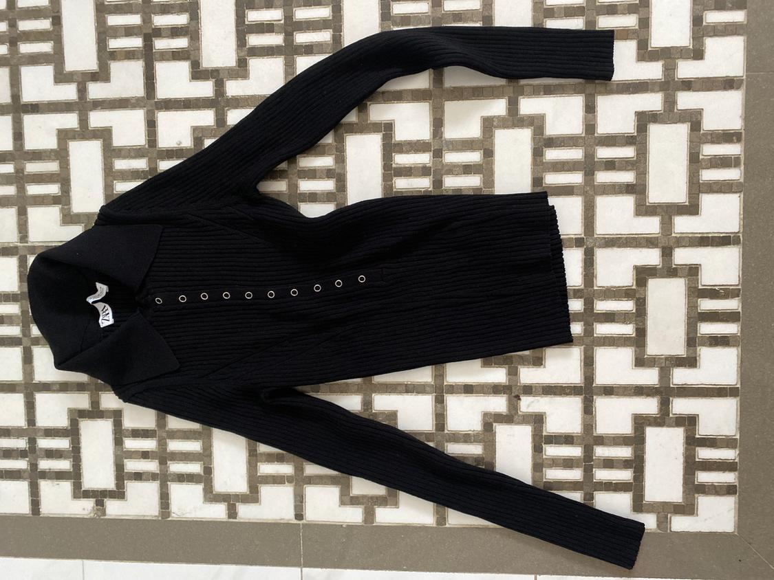 RIBBED KNIT POLO