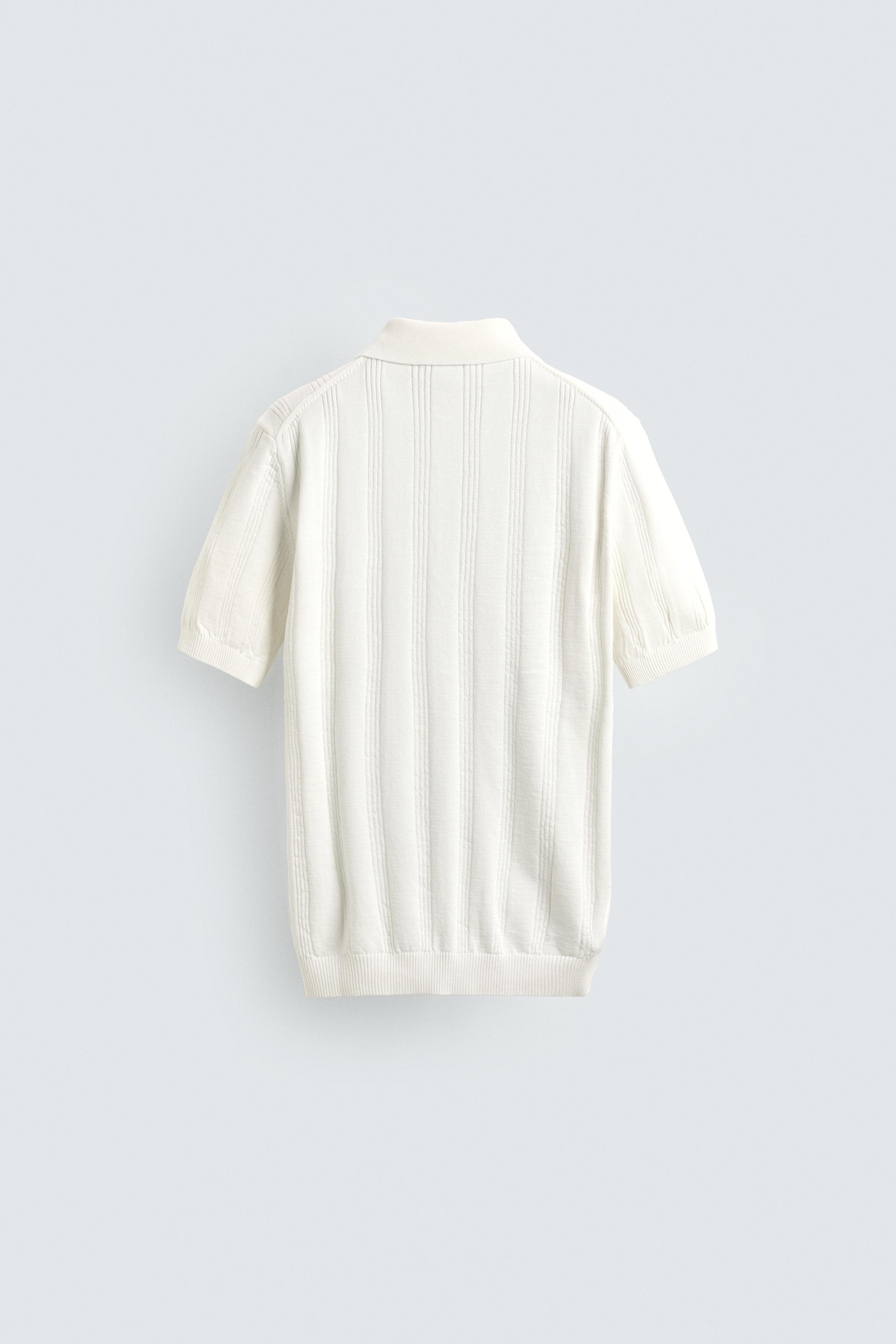 POLO EN MAILLE REGULAR FIT STRUCTURÉ