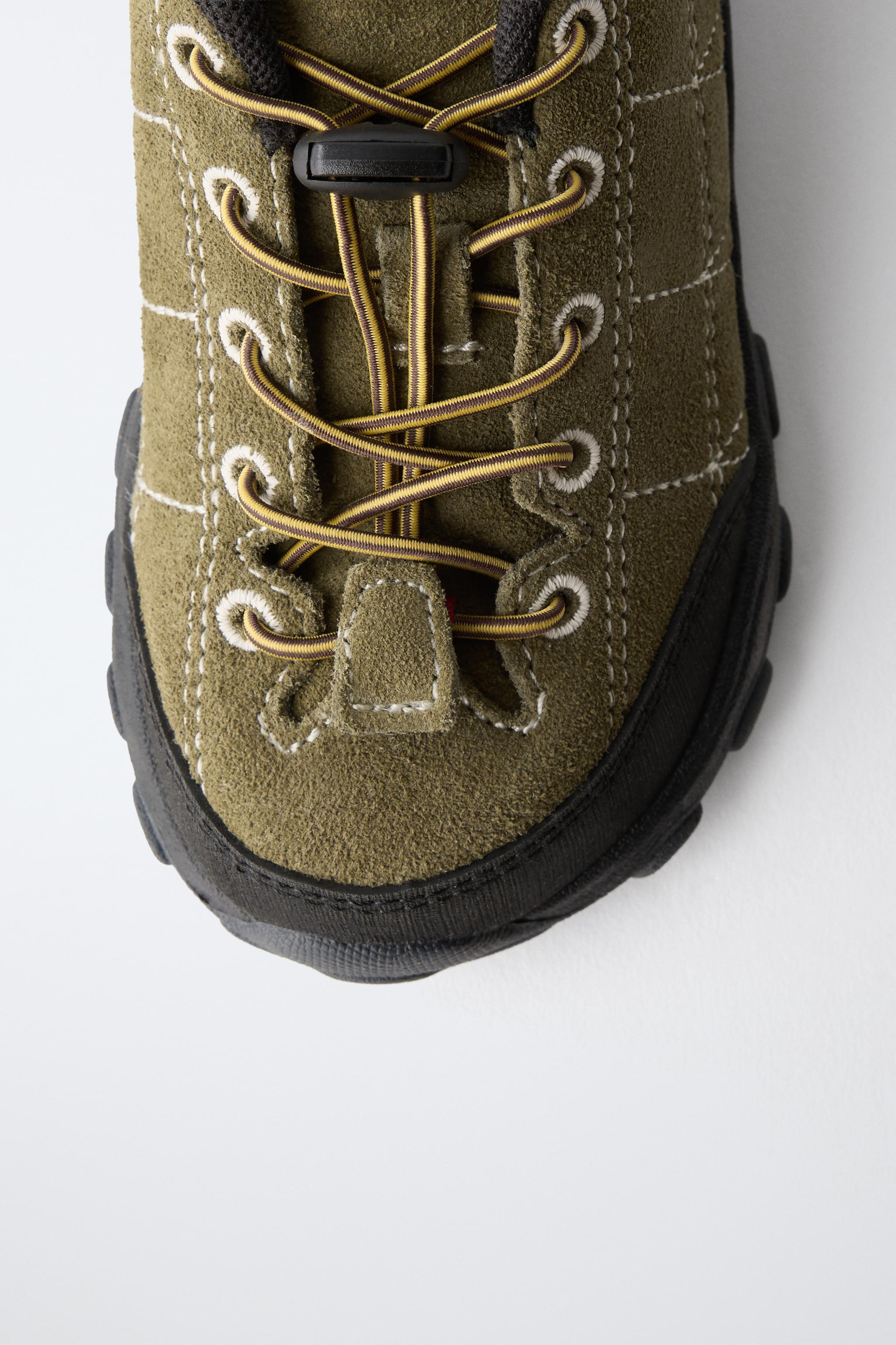BASKET BAREFOOT EN CUIR