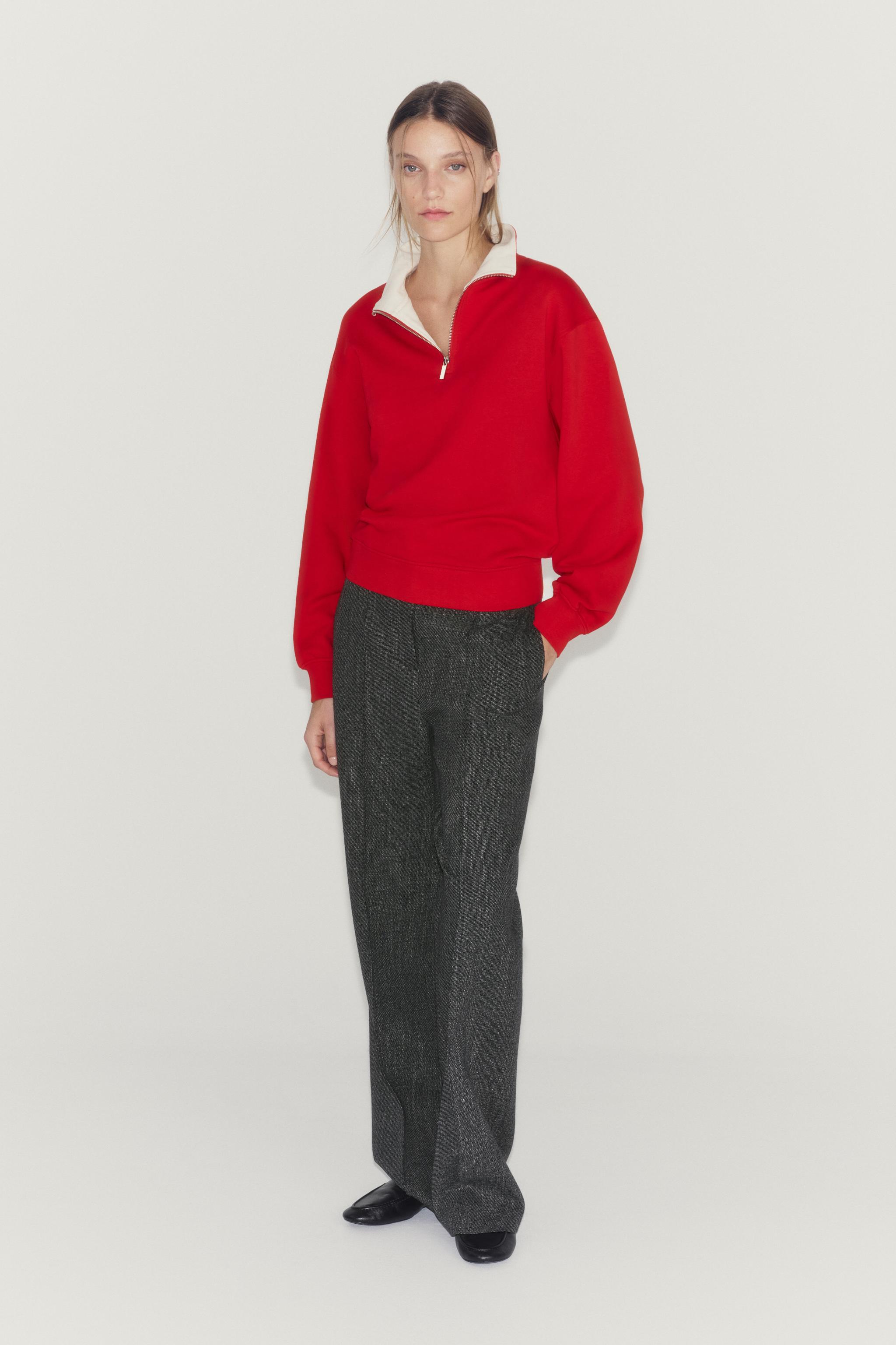 Zara FERMUARLI SWEATSHIRT