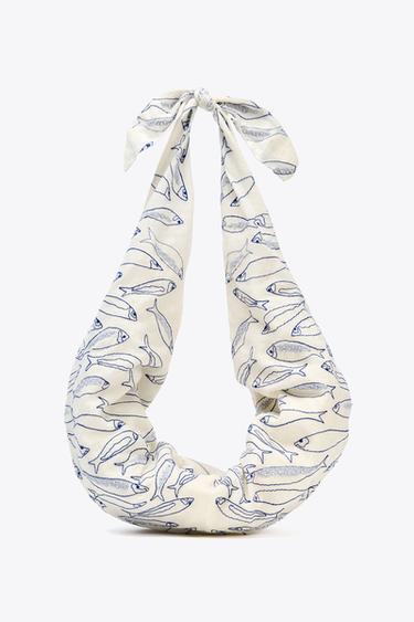 DRAWSTRING BOW BAG - Ecru by Zara