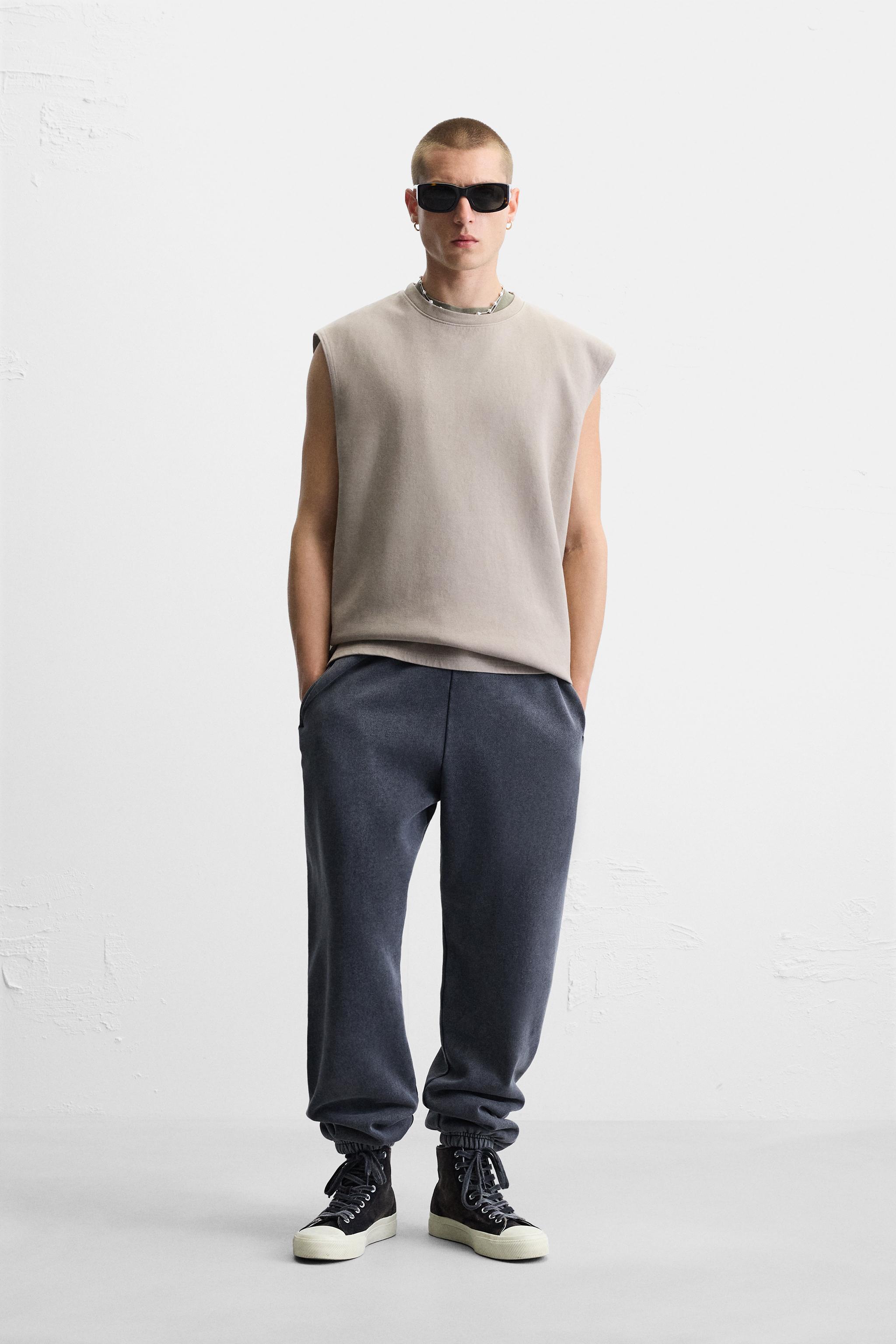 RELAXED FIT TANK TOP - Grey | ZARA Spain
