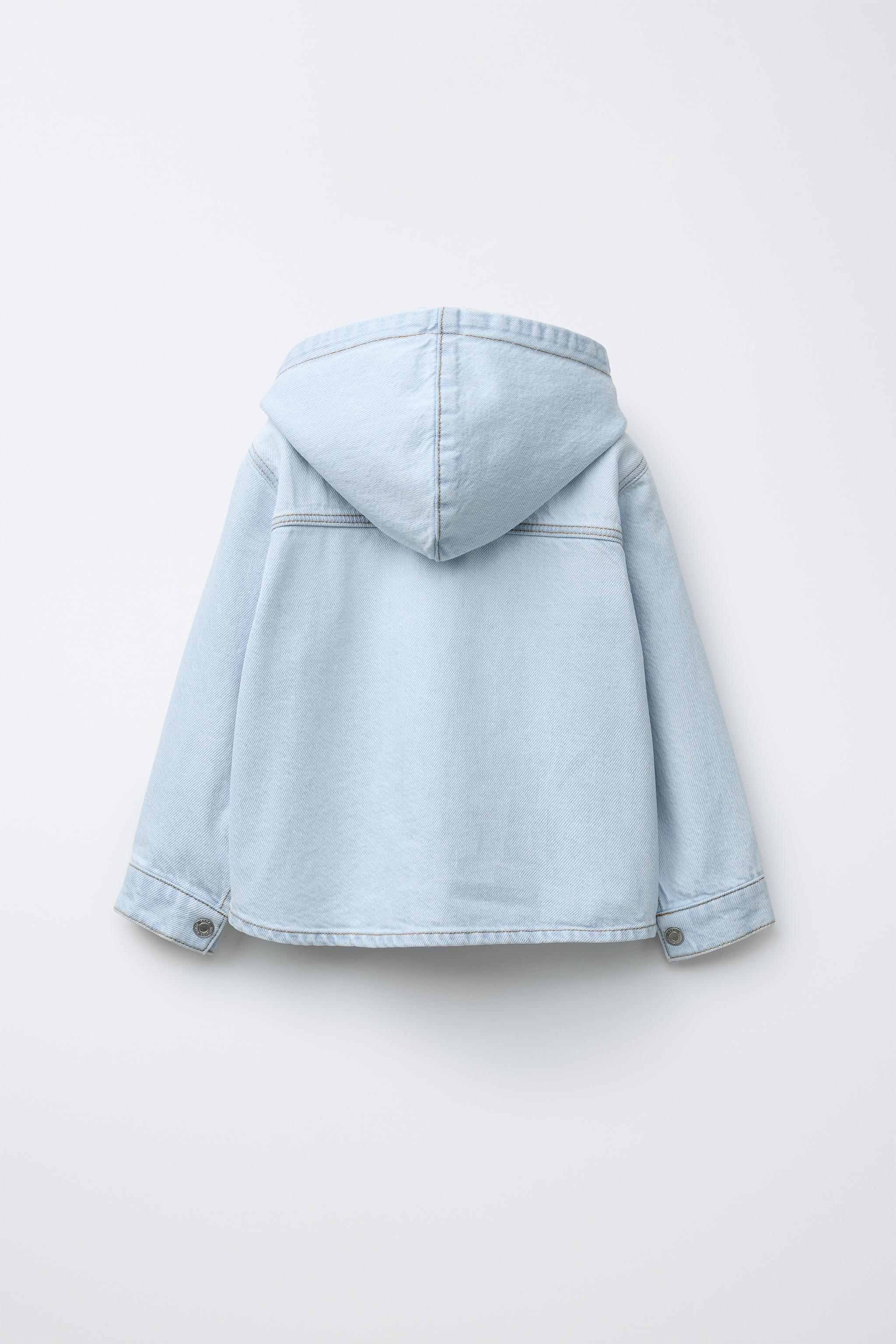 SURCHEMISE EN JEAN À CAPUCHE