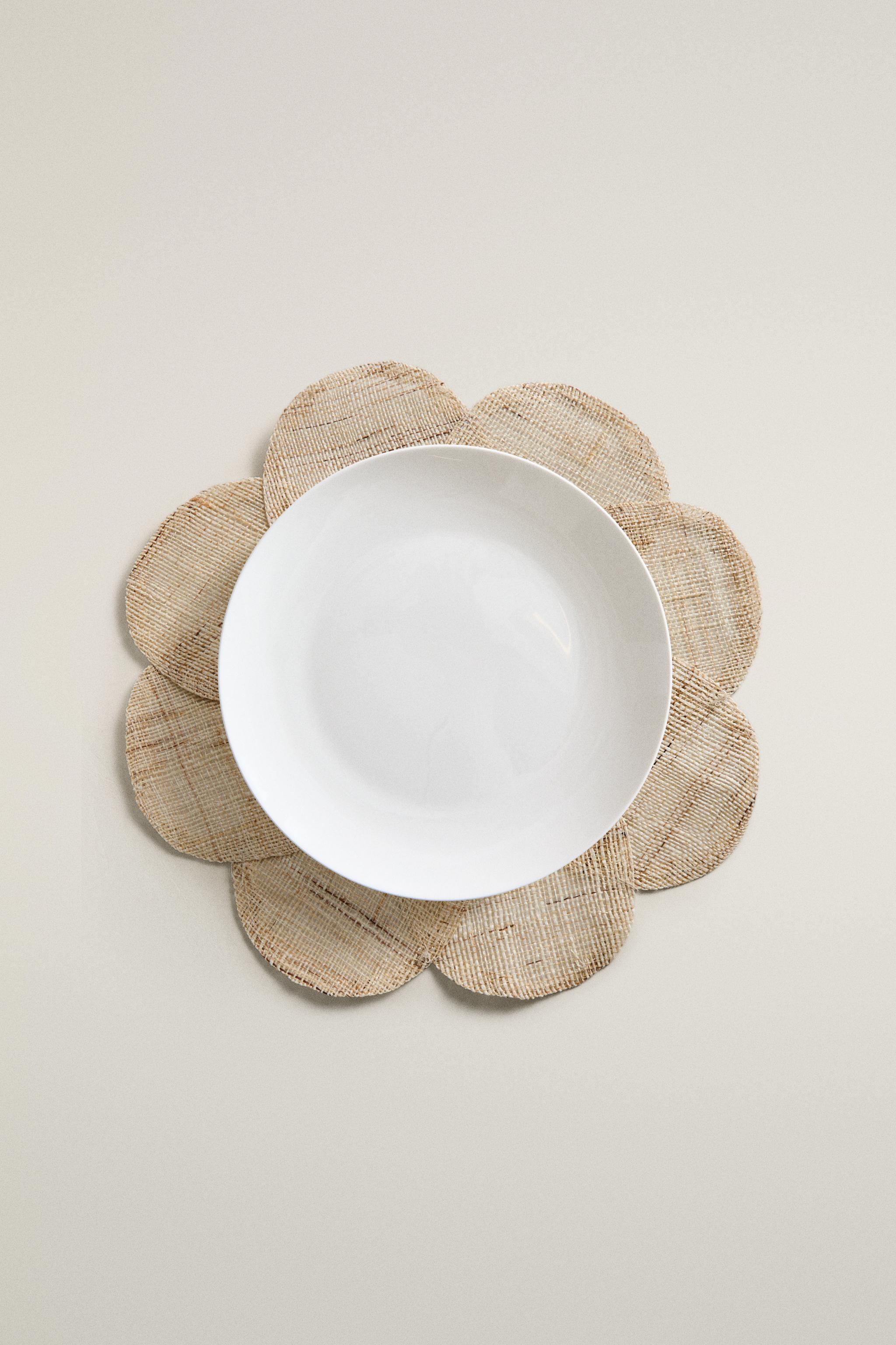 SET DE TABLE FLEUR RAMIE