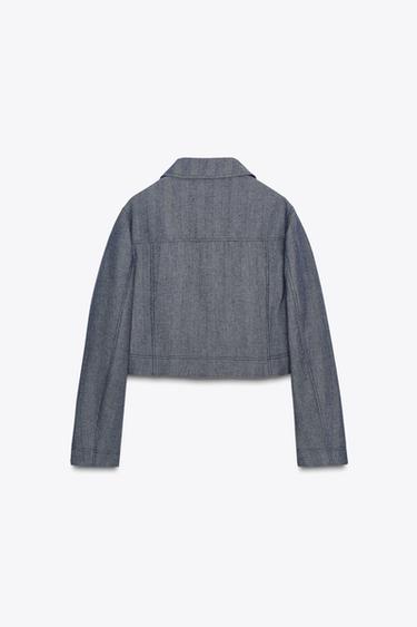 ZIP-UP BLAZER - Blue by Zara - Image 8